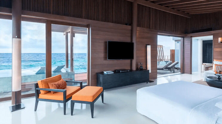 Overwater Sunset Pool Villa